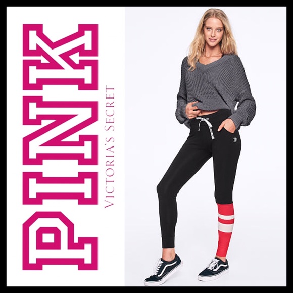 PINK Victoria's Secret Pants - PINK VICTORIA’S SECRET COTTON CAMPUS LEGGING